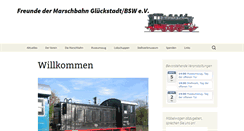 Desktop Screenshot of marschbahn-glueckstadt.de